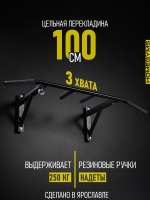 Турник «Настенный 3 хвата» Стандарт черный