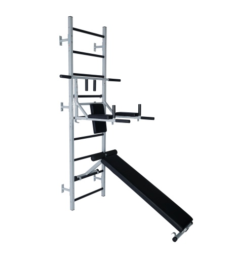 Шведская стенка с турником 3в1, со скамьей, арт.ШК-7 HOMEGYMS Домашние тренажеры