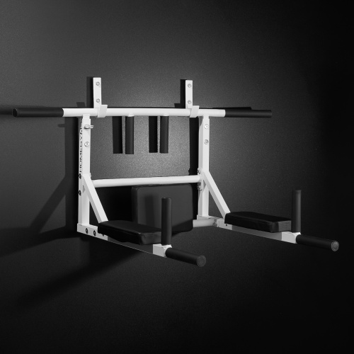 Турник-брусья-пресс (3в1) белый HOMEGYMS Домашние тренажеры