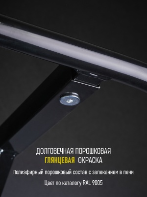 Турник «Настенный 3 хвата» Стандарт черный Home-gyms Домашние тренажеры