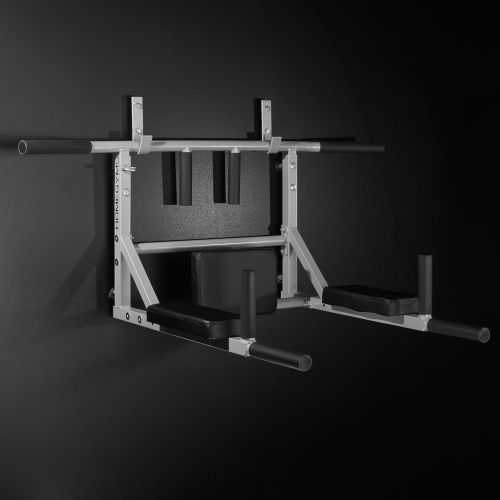 Турник-брусья-пресс (3в1) серый HOMEGYMS Домашние тренажеры