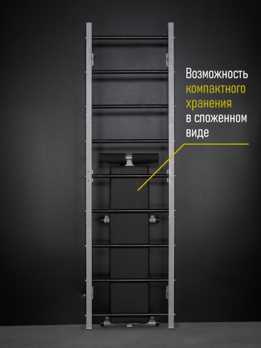 Шведская стенка с турником 3 хвата, брусья-пресс со стойкой под штангу, со скамьей, арт.ШК-9 HOMEGYMS Домашние тренажеры