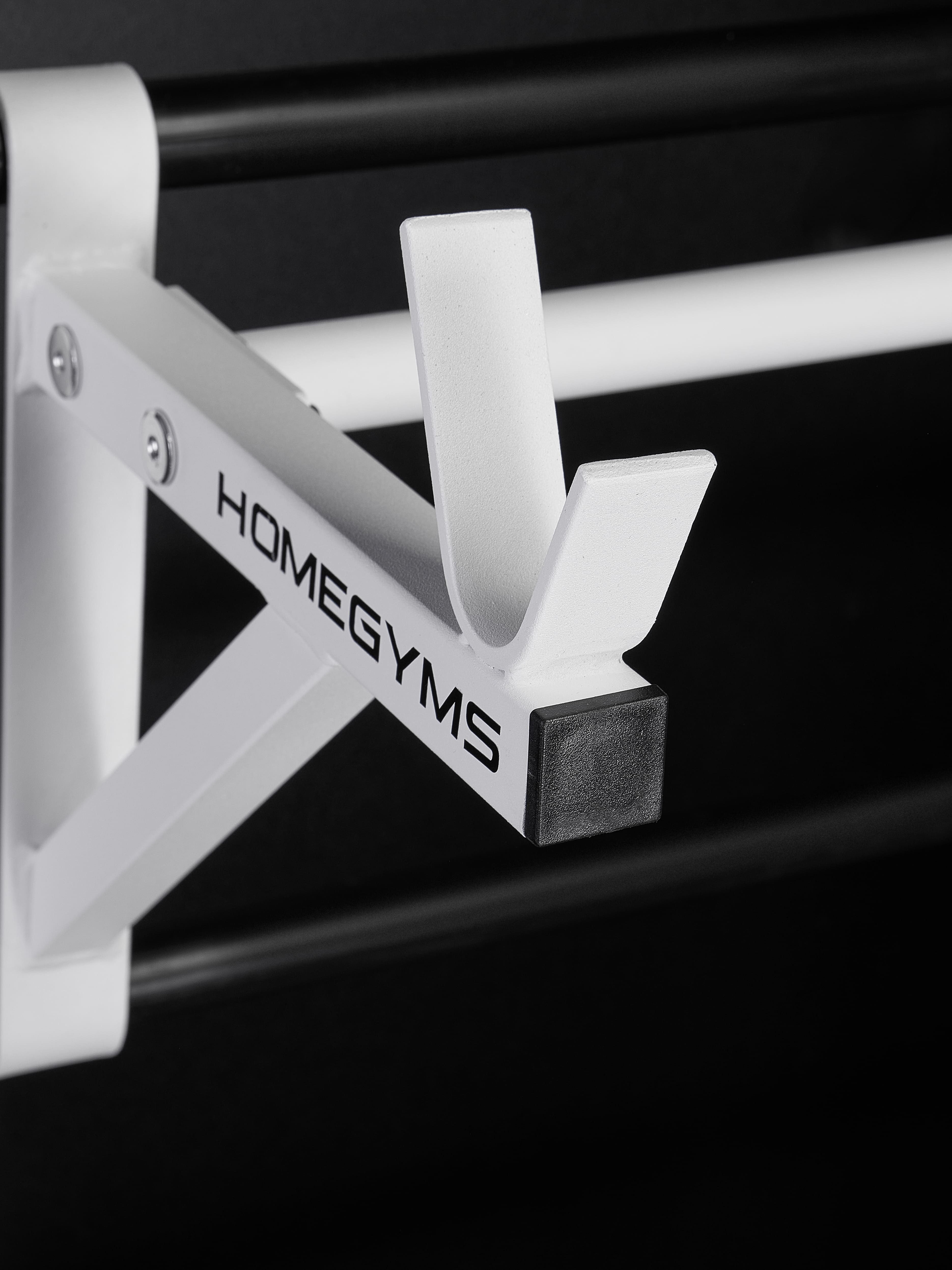 Навесная «Стойка под штангу» белая HOMEGYMS Домашние тренажеры