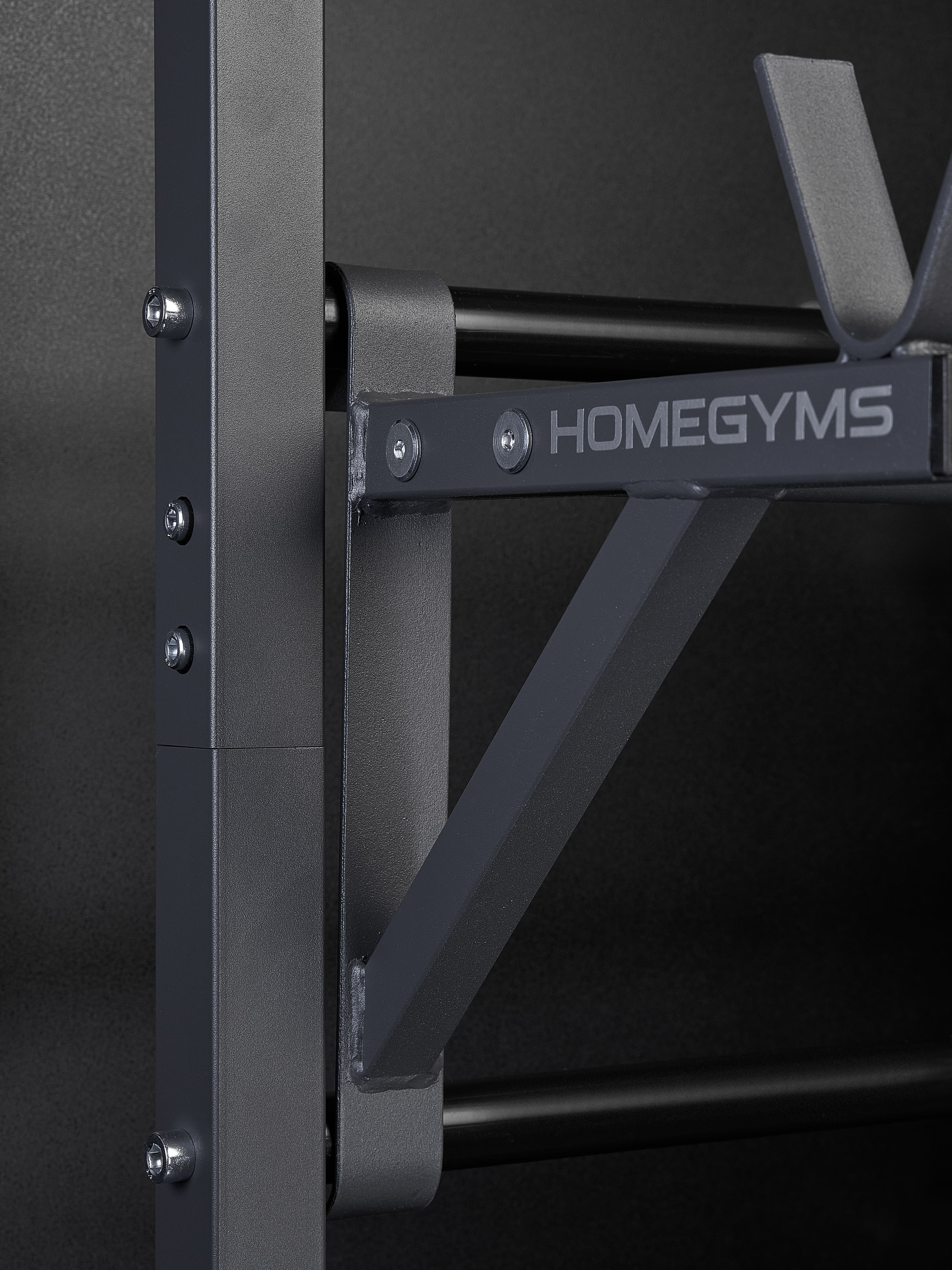 Навесная «Стойка под штангу» графит HOMEGYMS Домашние тренажеры