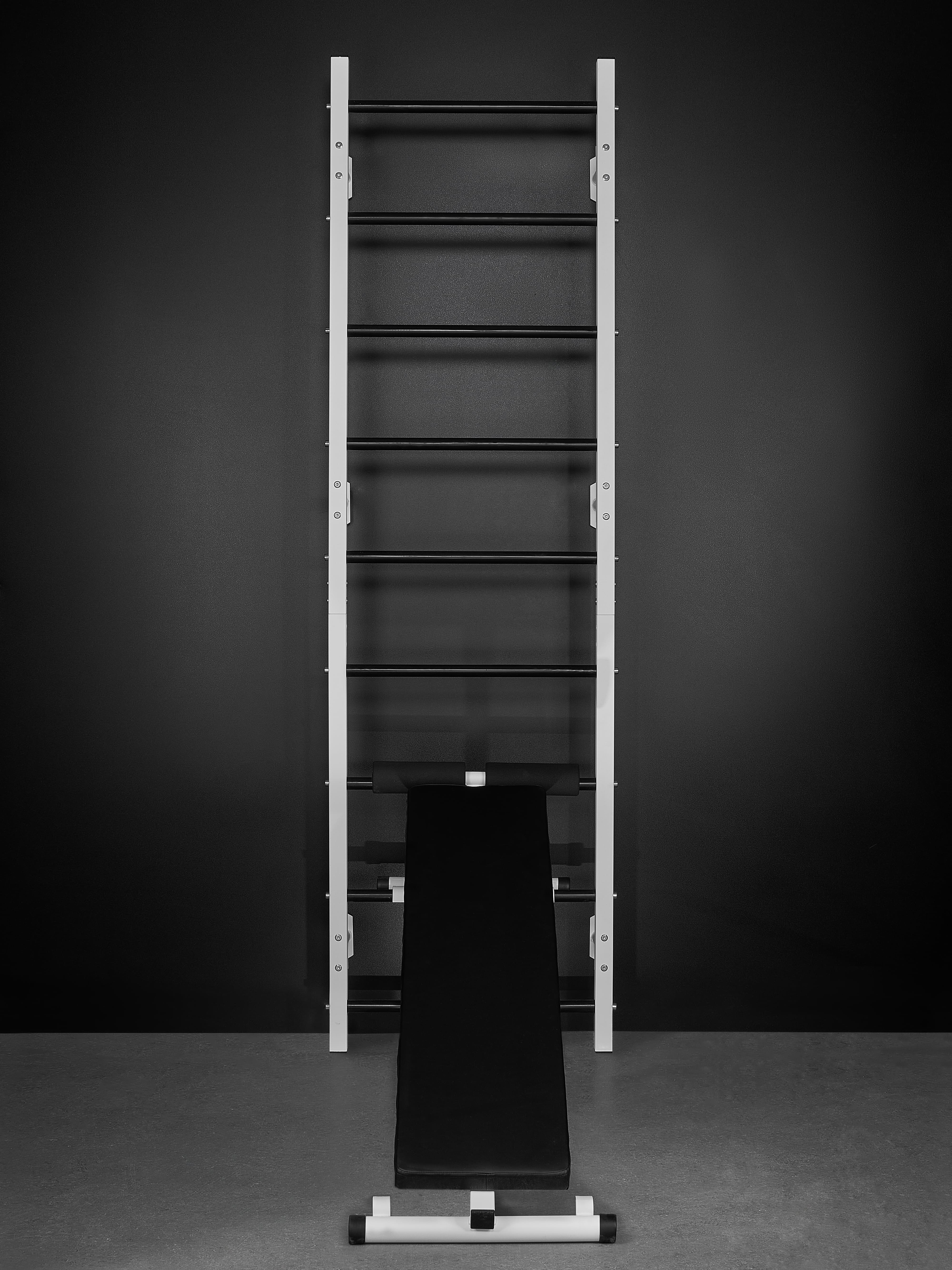 Навесная «Скамья для пресса и жима лежа» белая HOMEGYMS Домашние тренажеры