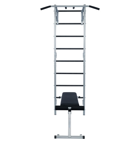 Шведская стенка с турником 3 хвата, брусьями, со скамьей, арт.ШК-5 HOMEGYMS Домашние тренажеры Шведская стенка с турником 3 хвата, брусьями, со скамьей, арт.ШК-5 HOMEGYMS Домашние тренажеры