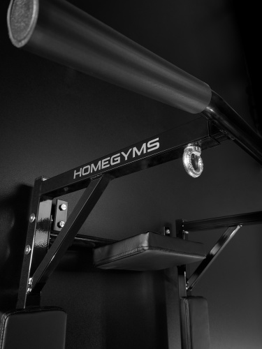 Турник-брусья-пресс (3в1) Стандарт черный Наклонный хват HOMEGYMS Домашние тренажеры