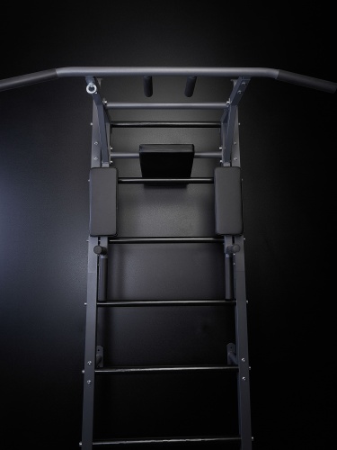 Шведская стенка с турником 3в1, арт.ШКг-14 графит HOMEGYMS Домашние тренажеры