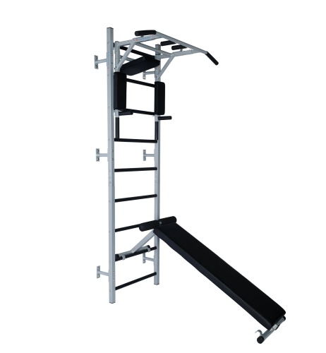 Шведская стенка с турником 3в1, со скамьей, арт.ШК-7 HOMEGYMS Домашние тренажеры