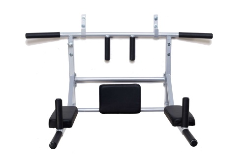 Турник-брусья-пресс (3в1) серый HOMEGYMS Домашние тренажеры